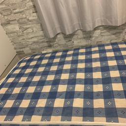 Good condition had a topper on all the time . It is only a very basic mattress would recommend if for an older child you would need a topper . Been well looked after pick up kearsley