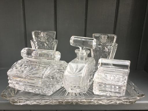 Buy & Sell Suffolk East Suffolk - Photos for Vintage Glass Dressing Table Set