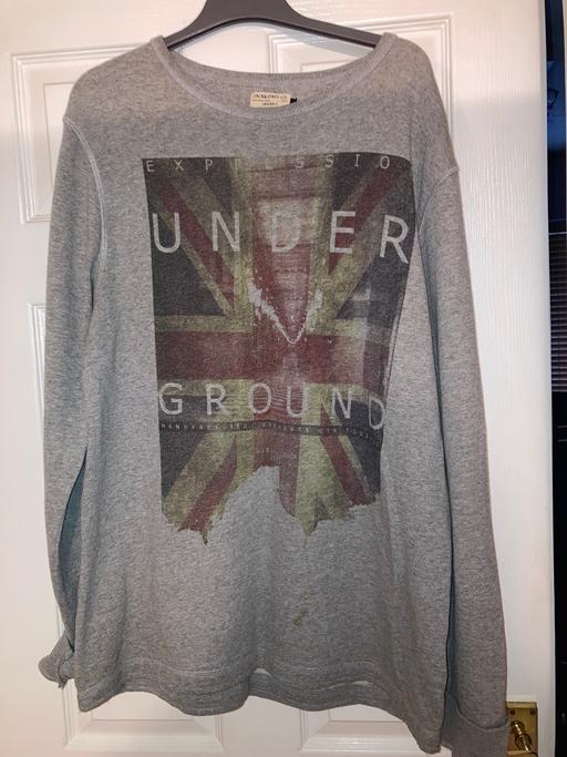 Buy & Sell West Midlands Sandwell - Photos for Jack and Jones men’s grey jumper size xl