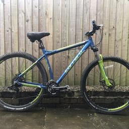 Carrera Hellcat Mountain Bike
29” Wheels
20” Frame
Good condition front gears may need some attention 
Disc Brakes 
Front Suspension 
No issues rides well.

Any questions please ask