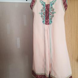 Worn once. Comes with kameez trousers and dupatta. £6.