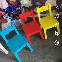 3 chairs in brill condition