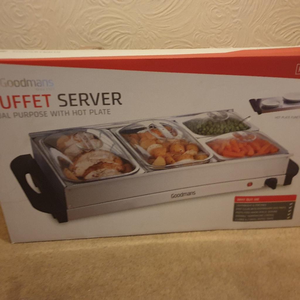 Goodmans buffet server and hot plate in BL3 Bolton for £25.00 for sale