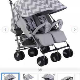 Billie Faiers my Babiie double pushchair...... good used condition, no longer needed. Still selling for £199.99 online...... £60 OVNO 

Collection Grimethorpe or can deliver locally for fee
