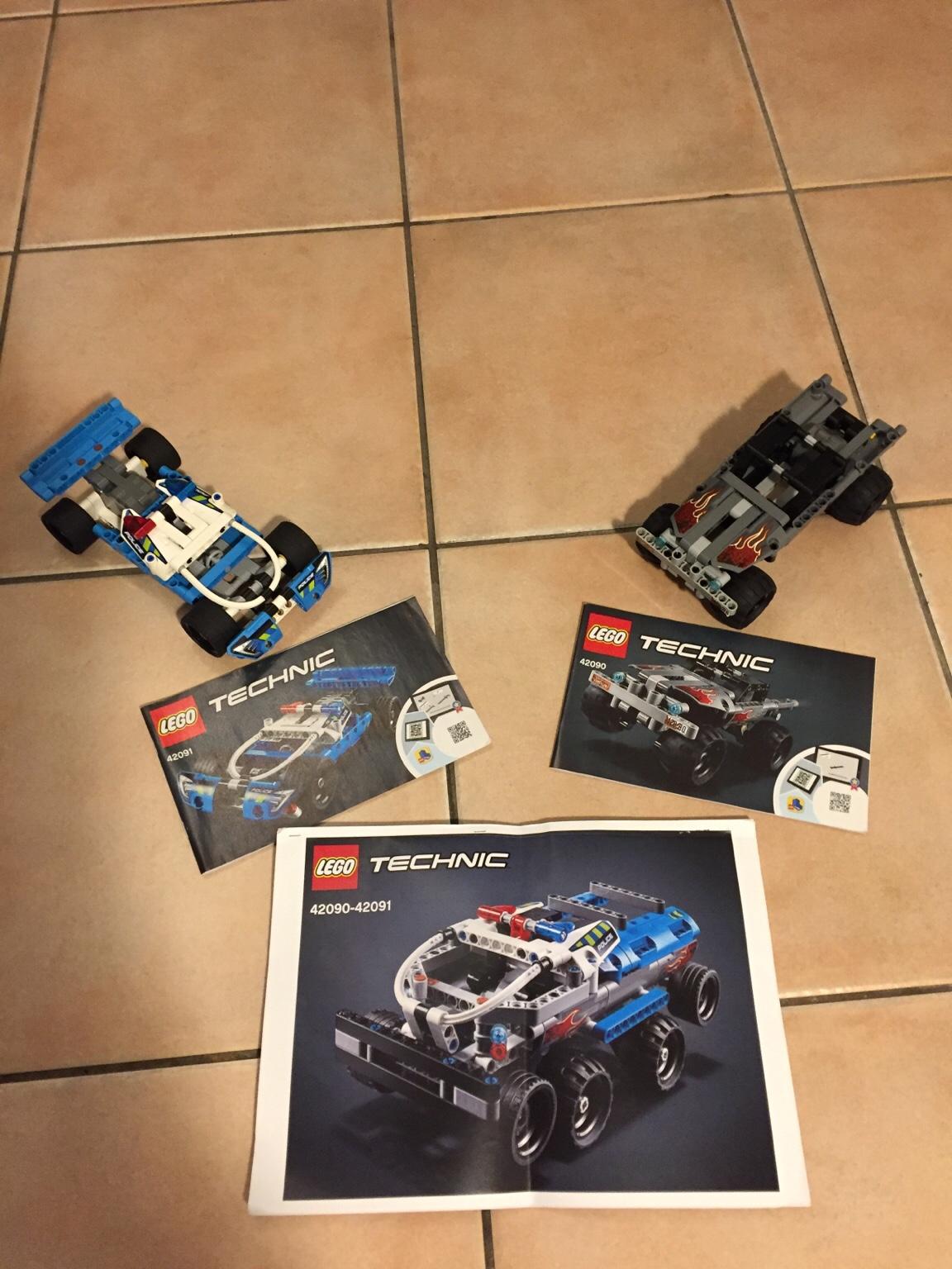 Lego technic best sale 42090 und 42091