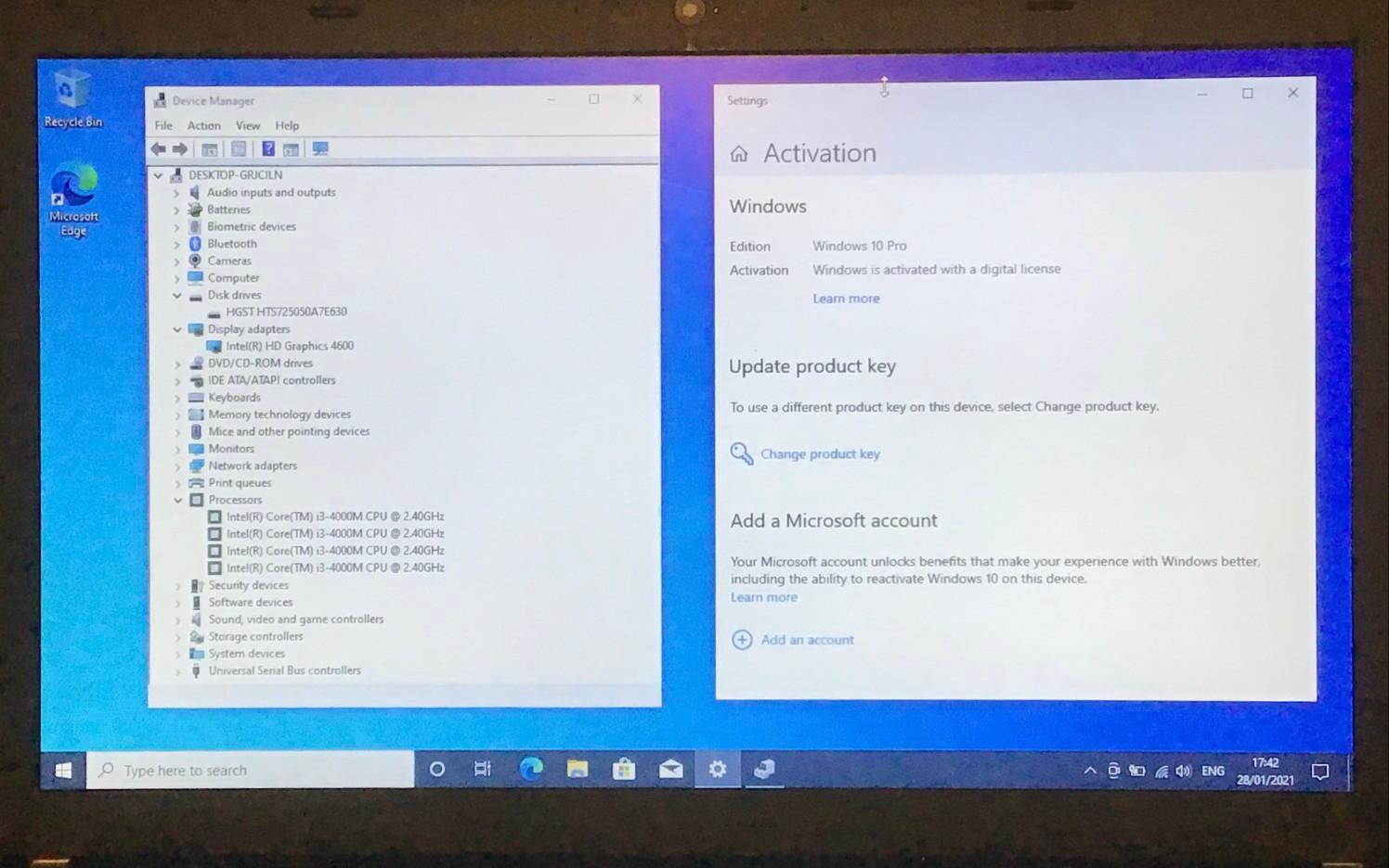 Windows 10 Pro Laptop Computer in BN22 Wealden für £ 95,00 zum Verkauf