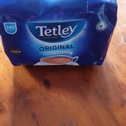 tetley tea unopened
240 tea bags