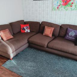 it's DFS corner sofa free coffee table and arm chair