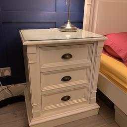 Very sturdy bedside cabinet. General wear and tear looks great. From Ilva. Rrp £160