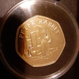 2020 peter rabbit uncirculated 50p coin