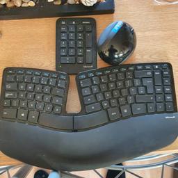 Very good condition, just usual palm marks on rest. Comes with mouse and number pad, and receiver.

Cost £100 on Amazon and only selling as got new PC with keyboard.

Tracked postage