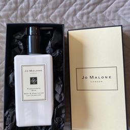 Unwanted gift. Jo Malone pomegranate noir hand and body lotion 250ml still in original packaging never been used.