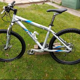 decent bike has giant Original hydraulic brakes very good and sharp front suspension 27 gears 26inch wheels both nice and straight rides well been sat in shed since last year will make someone a decent bike swap ? open to anything really