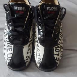 Moschino trainers size 2 excellent condition worn a few times