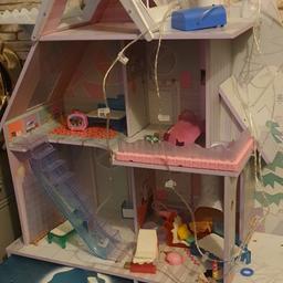 price is for all. comes with the ski lift that goes on the side somehow. cost over £200 brand new. loads of bits light up. it was brought for my daughter but shes too young for it really and just loses the pieces everywhere so id like the money to buy her a more suitably aged dolls house. please look at my other items