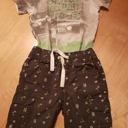 Shorts +T-Shirt Benetton  gr.98 sehr gutem Zustand nur ein Kind verwendet