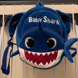 Baby Shark backpack in excellent condition