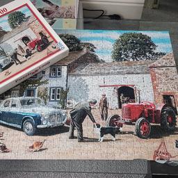 Complete puzzle of 1000 pieces.Collection Belvedere.