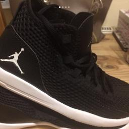 Jordan’s trainers uk size 6.5 black ,very good condition hardly worn real bargain
Can deliver locally,
hardly worn, cost £88,   £20.00 