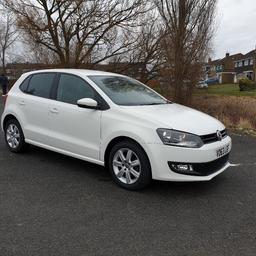 VW  Polo 1.2 TDI Match.

✅Full Service History with Timing Belt done 

✅ 38,000 miles

✅ 2 New front tires

✅ DAB digital radio

✅ Cruise Control

✅ Rear Parking Sensors

✅ Candy white paintwork

✅ £20 a year road tax

✅ Genuine VW handsfree call and music 

✅ Electric Windows and heated Wing Mirrors

✅ 50-60 mpg

✅ ISO-FIX child safety system