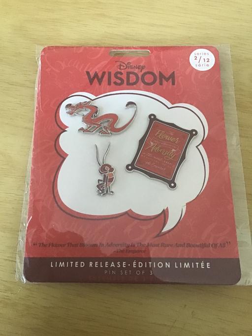 Buy & Sell Erdington Birmingham - Photos for Disney Wisdom Pin Badges February (Mulan)