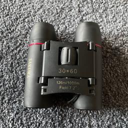 Sakura 30x60 binoculars, black. In very good condition.