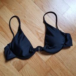 schwarzer Bikini mit Bügeln von SHEIN
