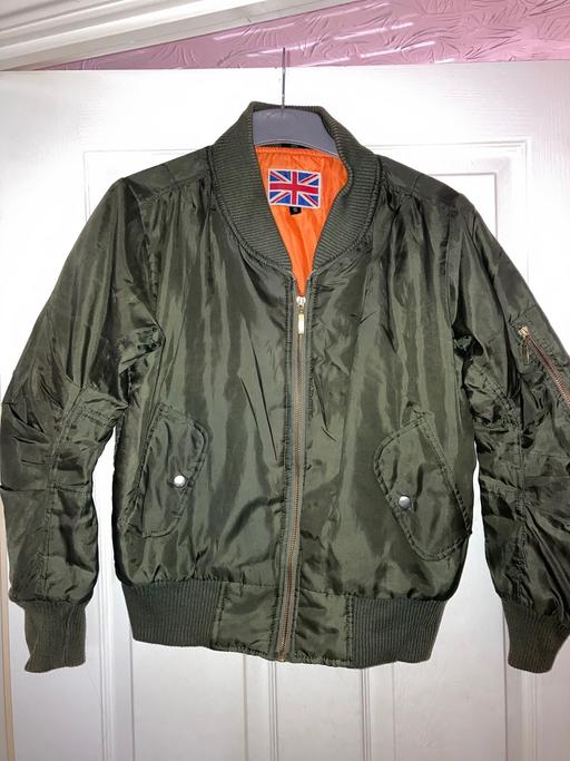 Buy & Sell West Midlands Sandwell - Photos for Bomber Jacket ladies size small khaki green