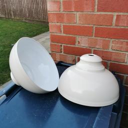 2 cream light shades for sale £10 for the pair
