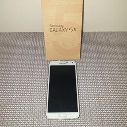 Samsung Galaxy S5
Unlocked to any network
Comes in box with charging wire and headphones included
Case also available with it

Collect from OT or can be delivered locally