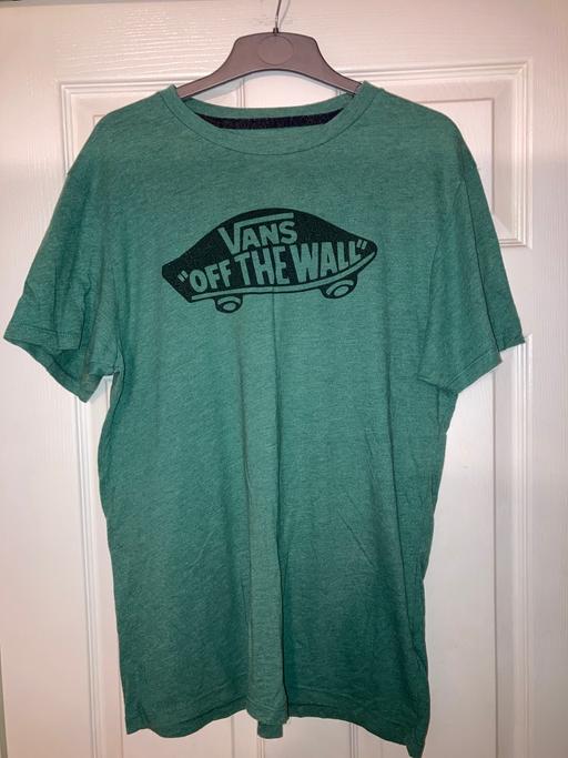 Buy & Sell West Midlands Sandwell - Photos for Vans off the wall tee shirt green medium