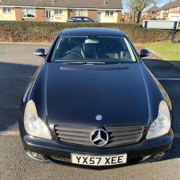Mercedes CLS320 3.0L V6

57 plate 2007, 130k miles

12 Month MOT

Good condition for age

Full leather interior

Heated and Cooling front seats (Rare Extra)

Full electric memory seats

Air conditioning

NTG AV system with Radio, DVD player, Freeview TV channels and SatNav.

Rear Privacy Windows

Similar listing on Auto Trader are £3700

£3200 OVNO

Serious buyer are welcome to view, if you require additional information please feel free to ask

Only selling due to buying an estate for family