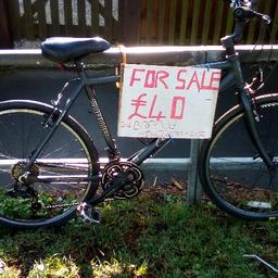aluminum frame mountain bike rides well brand new tyres handle bar grips spare tyre collection from lakenham norwich£40