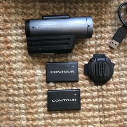 Selling this sports action camera
Has built in gps
Comes as seen
2X battery’s
Case
Waterproof case
Wrist mount
Mount and cable 

Fully working. Connect to your mobile phone with the Contour Connect app. 

No sd card with sale. Any questions, please ask.