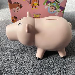 Toy Story Ham money bank. Brand new. Still in packaging.