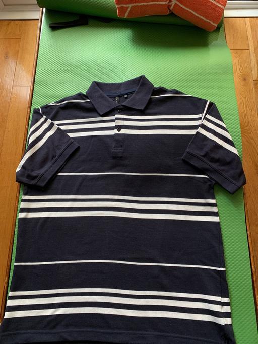 Buy & Sell Essex Thurrock - Essex - Photos for Men’s Navy/White Stripe PoloTop