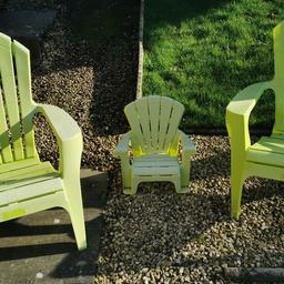 Outdoor chairs selling as no longer used.