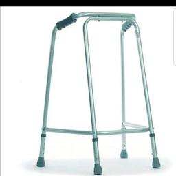 newly new zimmer frame and pair of crutches free to collect
