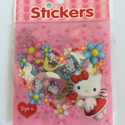 Hello Kitty Sticker 
Inhalt 70 Stück
Glitzersticker
