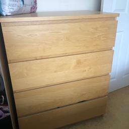 Used but still ok condition , some marks as shown on bedside drawers 
Ikea malm style 
Collection from dy8 wordsley