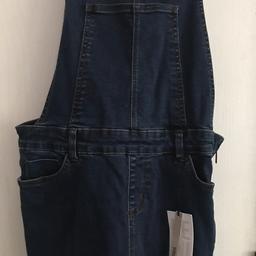 Denim dungaree
Never been worn 
Size 12 
Open to offers
