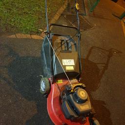 champion petrol lawn mower

needs petrol cap as been glued not the best

just had oil change/service

but runs well can be seen working

can deliver if not to far