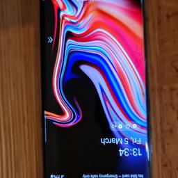 Samsung galaxy note 9 used with slight cracks on the front screen but they doesn't affect use of device as it's working perfect. 128GB Storage and 6GB Ram