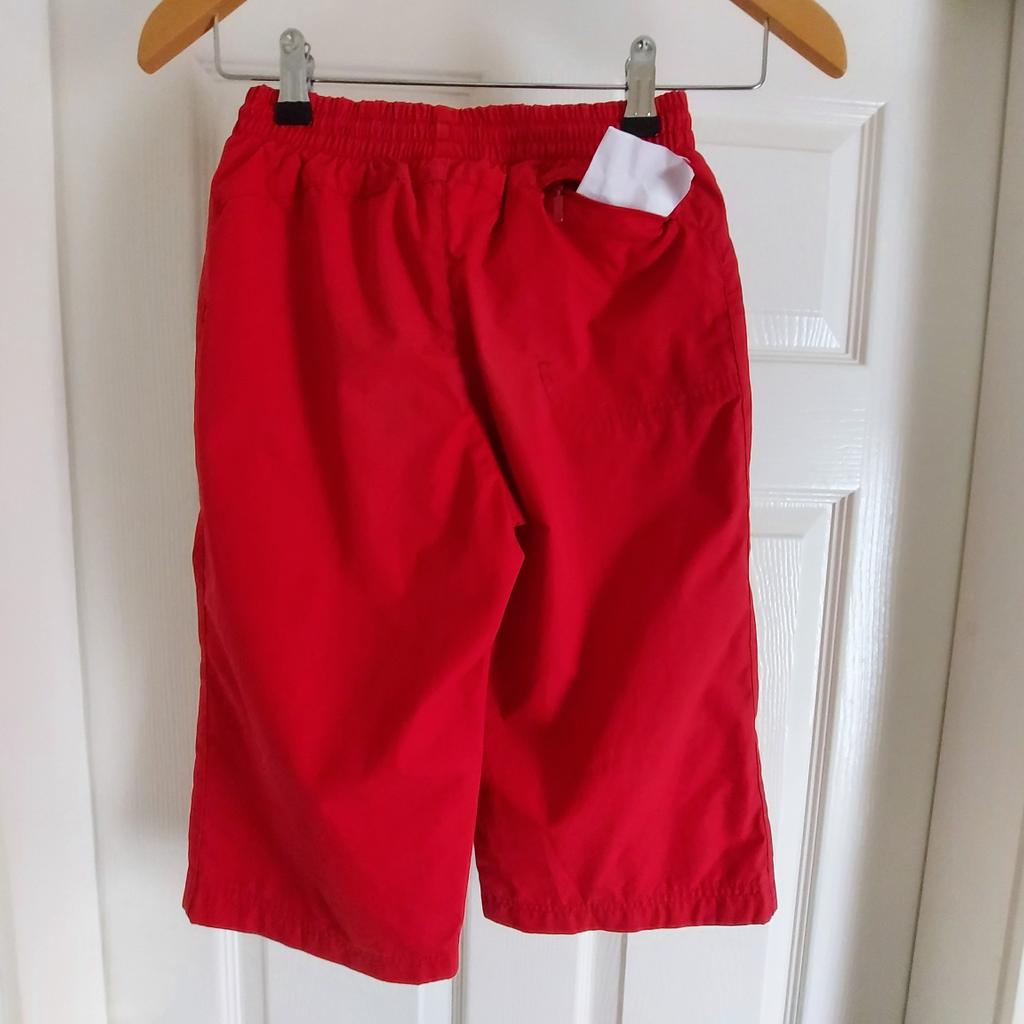 Breeches “Adidas” Red Colour Good condition

The Brand With The 3 Stripes

Actual size: cm

Length: 55 cm measurements from waist front

Length: 58 cm measurements from waist back

Length: 56 cm measurements from waist side

Volume Waist: 56 cm - 68 cm

Volume Hips: 75 cm - 80 cm

Size: 22” ( UK )
Eur 128 cm,USA XS

Shell: 65 % Polyester
 35 % Cotton

Lining: 100 % Polyester

Made in Cambodia