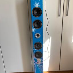 Eiskönigin Bluetooth Box 
Funktioniert einwandfrei , guter Sound
Perfekt für Kinderpartys 
Normale Gebrauchspuren
