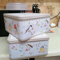 X2 lovely bird cake tins
Collection