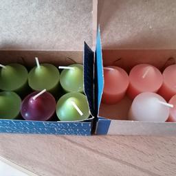 Verkaufe neue gemischte votiv 11 Stück eisfrüchte maulbeere pink grapefruit und Gartenminze