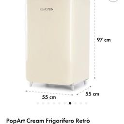 Frigorifero Klartstein PopArt Cream Retrò
Modello tipo Smeg
Come NUOVO!
Ritiro in Milano zona Bocconi