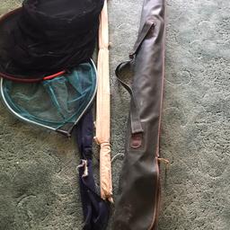 Rod in leather carry bag 5ft long with nets and additional wrapped rods good condition 

Collect from Burntwood WS7 or Pelsall WS3