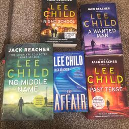 One hardback and four paperbacks
3are in really good condition and the other two show signs of use but are not falling apart or majorly damaged.
You can collect from ws3 area-any sensible offer is welcomed